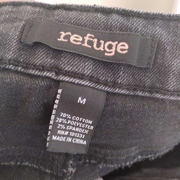 Refuge asymmetrical stretchy denim skirt - Picture 4 of 6